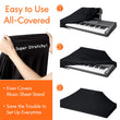 Stretchy Electronic Keyboard Piano Cover