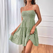 Women Smock Cami Sleeveless Swing A Line Mini Dress