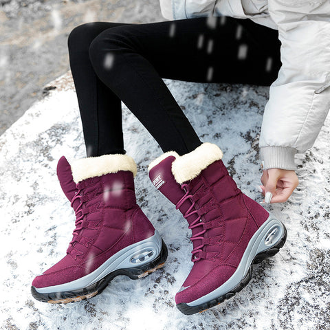 Winter Women Warm Fleece Snow Boots