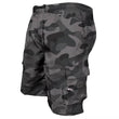 Men's Casual Cotton Elastic Waist Multi Pocket Cargo Shorts