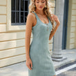 Women's Sleeveless Solid Color Dress