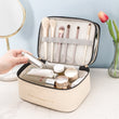 Large Capacity Double Layer Makeup Storage Bag