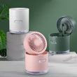 Portable Air Conditioner Mini USB Rechargeable Water Spray Humidifier Fan