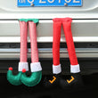 Santa Claus Hanging Legs Christmas Car Decoration