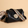 Women PU Leather Solid Color Shoulder Bag