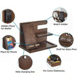 Wooden Docking Station  Key Wallet Watch Wooden Organizer