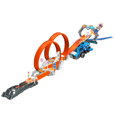 Ejection Track Alloy Car Set