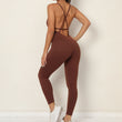 Backless Sports Bandage Romper Playsuit Yoga Jumpsuit