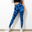 Women Tie-dye High Waist Yoga Sports Leggings