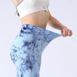 Women Tie-dye High Waist Yoga Sports Leggings