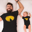 Pizza Print Family Matching T Shirt