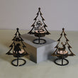 Set of 6 Tea Light Candle Holders Christmas Decoration