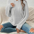 Women Solid Color Hoodie Pullover with Pocket