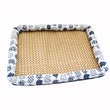 Summer Cool Breathable Woven Pet Mat Washable Dog Bed