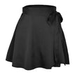 Women Sexy Mini Satin Skirt