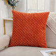 45*45cm Soft Corduroy Striped Square Cushion Case Pillow Cover