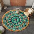 80c/100/120cm Round Area Rug Washable  Bohemian Rug Mat