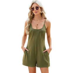 Womens Casual Summer Sleeveless Romper