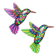 4pack Metal Hummingbird Wall Art Decor