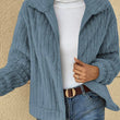 Womens Long-Sleeve Zip Up Front Warm Casual Jacket