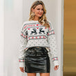MERRY CHRISTMAS Women Knitted Sweater Pullover Jumper
