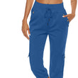 Women Elastic Waist Capri Pants with Pockets