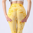 Women Tie-dye High Waist Yoga Sports Leggings