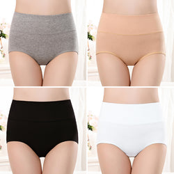 4Packs Women High Waisted Underwear