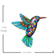 4pack Metal Hummingbird Wall Art Decor