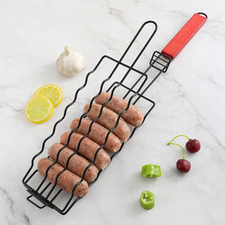 Grill Basket Stainless Steel Hot Dog  BBQ Tool