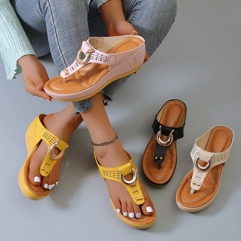 Women Wedges Slip-On Sandals