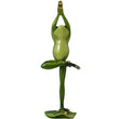 Mini Resin Yoga Frog Ornament Yoga Pose Frog Statue