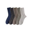 5Pairs Men Knitted Winter Thick Warm Wool Socks