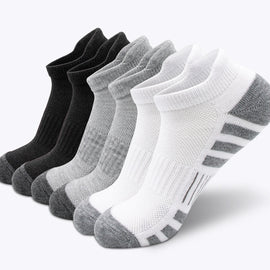 5Pairs Ankle  Low Cut Sports Breathable Athletic Running Socks