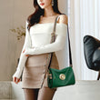 Women PU Leather Solid Color Shoulder Bag