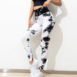 Women Tie-dye High Waist Yoga Sports Leggings