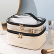 Large Capacity Double Layer Makeup Storage Bag