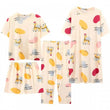 Women's Print Pajamas Four Piece Set