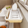 Kitchen Storage Drain Holder Wall Mounted Rag Cleaning Cloth Holder