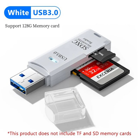 2in1 USB3.0 Memory Card Reader