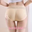 Women Fixed Pad Buttock Butt Lifter Brief
