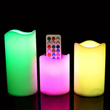 3pcs Multi-Color Remote Control LED Candle Lights