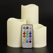 3pcs Multi-Color Remote Control LED Candle Lights