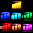 3pcs Multi-Color Remote Control LED Candle Lights