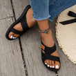 womens mesh casual open-toe slide sandals