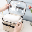 Large Capacity Double Layer Makeup Storage Bag