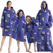 Oversized Family Hoodie Soft Thick Winter Sherpa Blanket