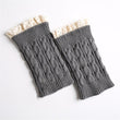 Women Knitted Lace Gaiter Leg Warmer