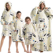 Oversized Family Hoodie Soft Thick Winter Sherpa Blanket