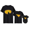 Pizza Print Family Matching T Shirt